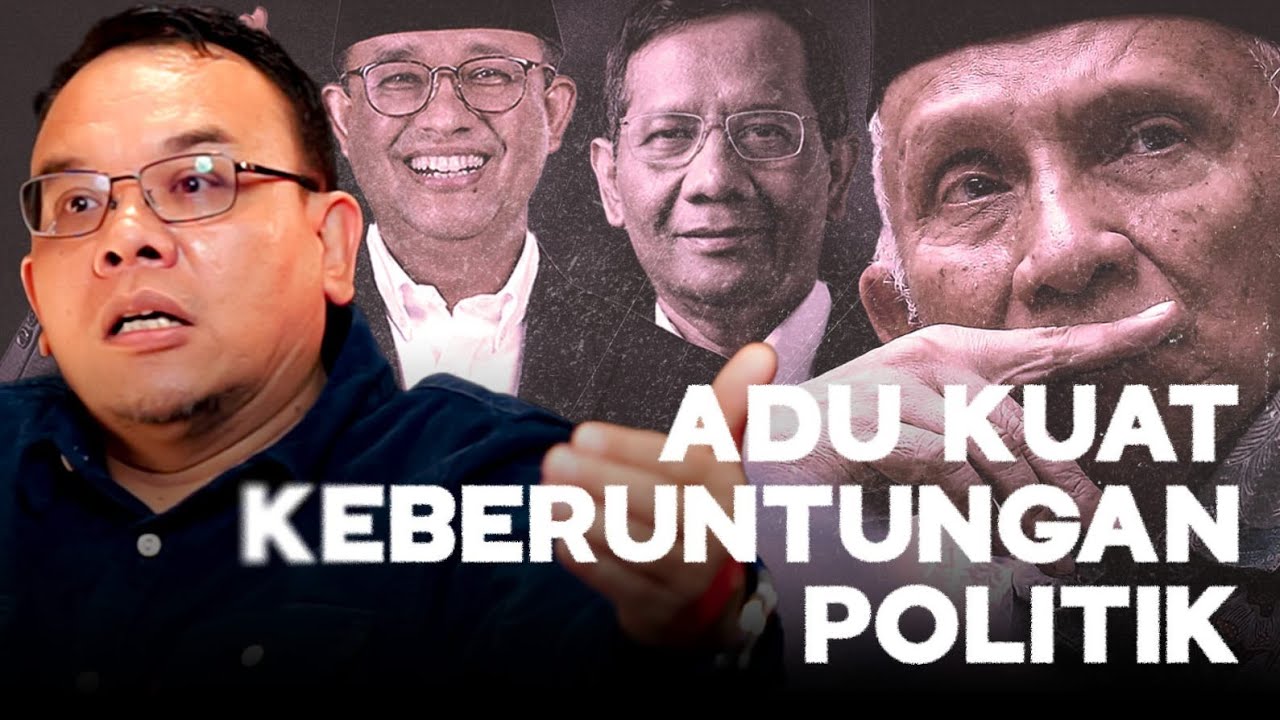 Anies Baswedan, Mahfud MD, & Amien Rais, Sedikit Dosen Yang Mujur di Politik, Prabowo Pro-Ilmuwan?