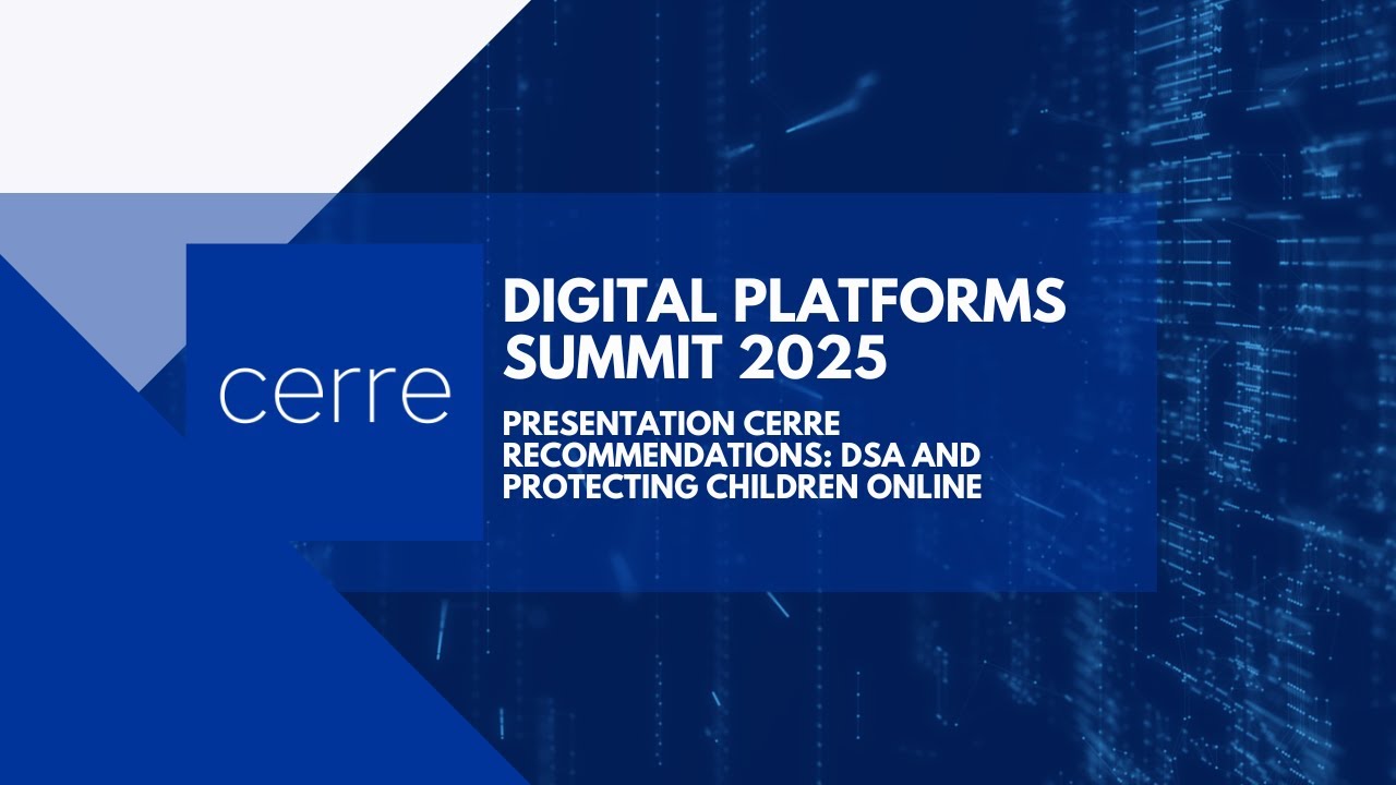 2025 Digital Platforms Summit: Presentation on DSA and Protecting Children Online