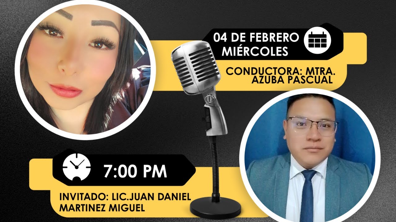 COMUNIDAD JURÍDICA Y FORENSE MIÉRCOLES 04 DE FEBRERO 7 PM