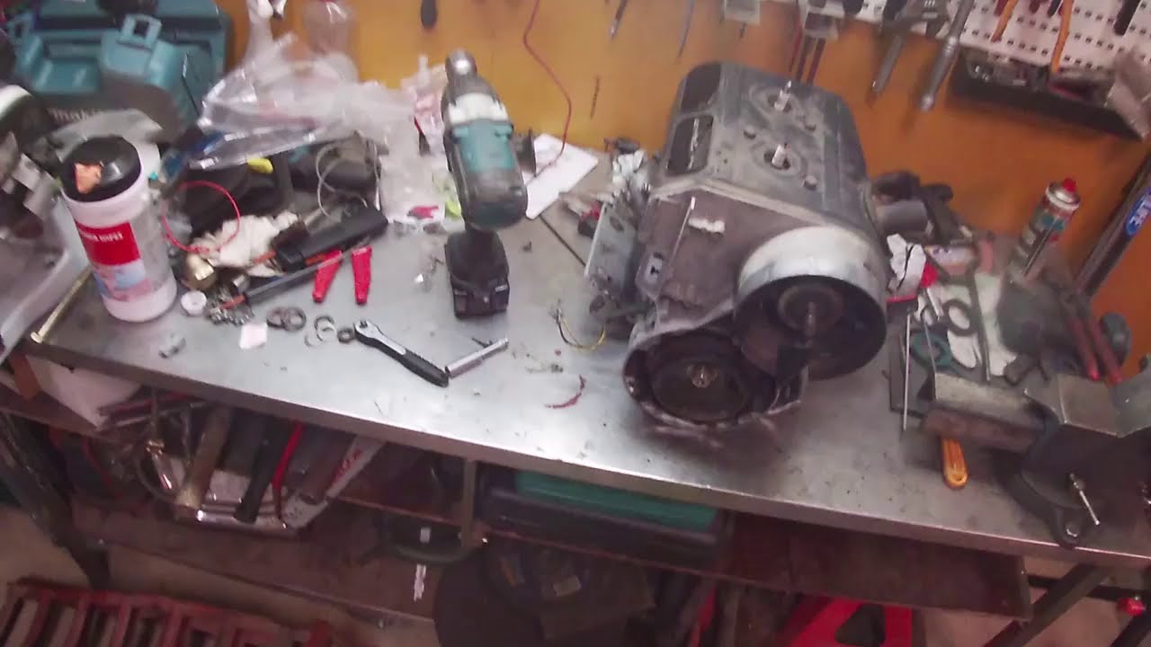Lynx 250 gl (377 rotax) remontin aloitus