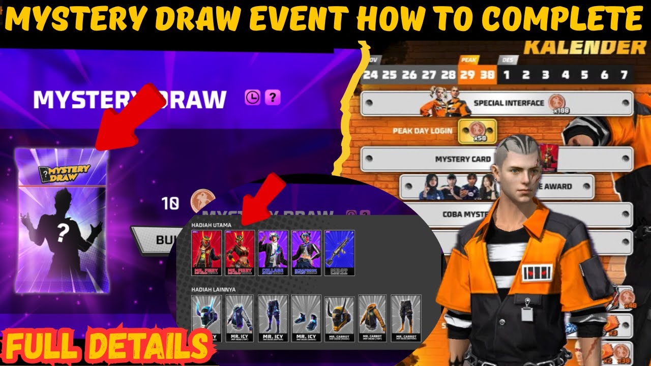 Free Fire Indonesia Server &ndash; New LUCKY DRAW Event 🎯 Full Guide + How to Complete (Event Today)
