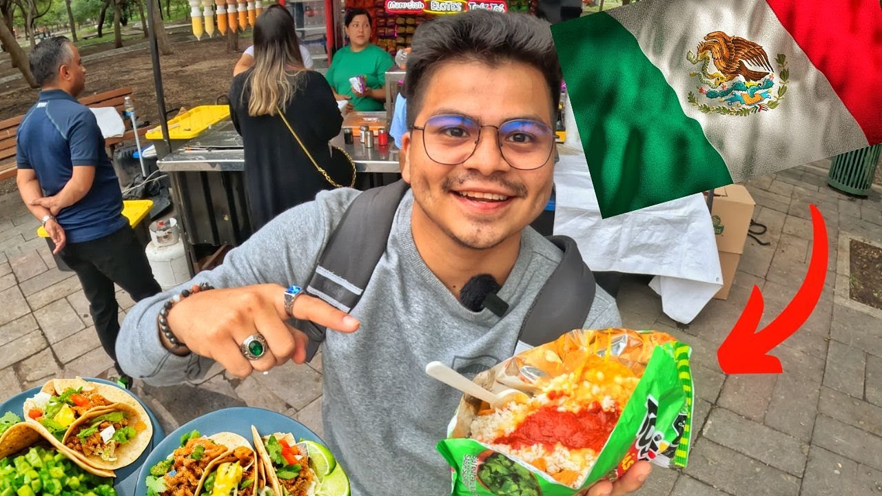 Probando COMIDA CALLEJERA en MÉXICO 🇲🇽🌮