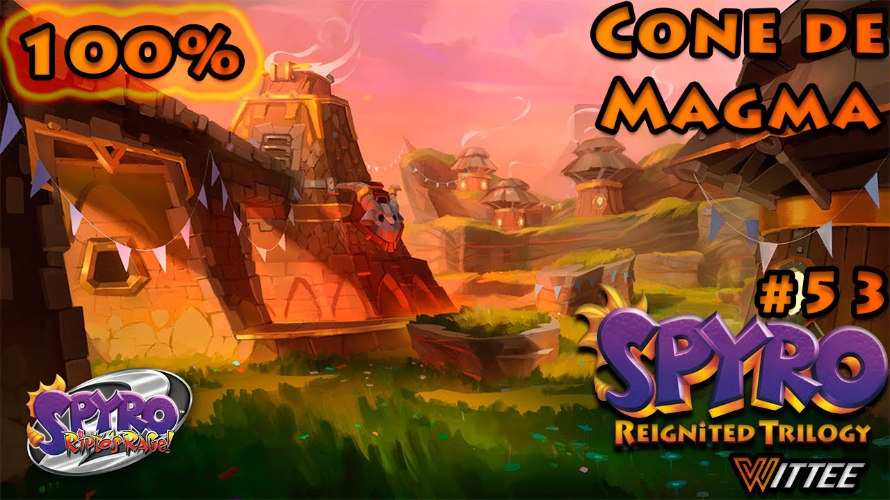 SPYRO: Reignited Trilogy #53 - Cone de Magma 100% | Spyro Riptos Rage