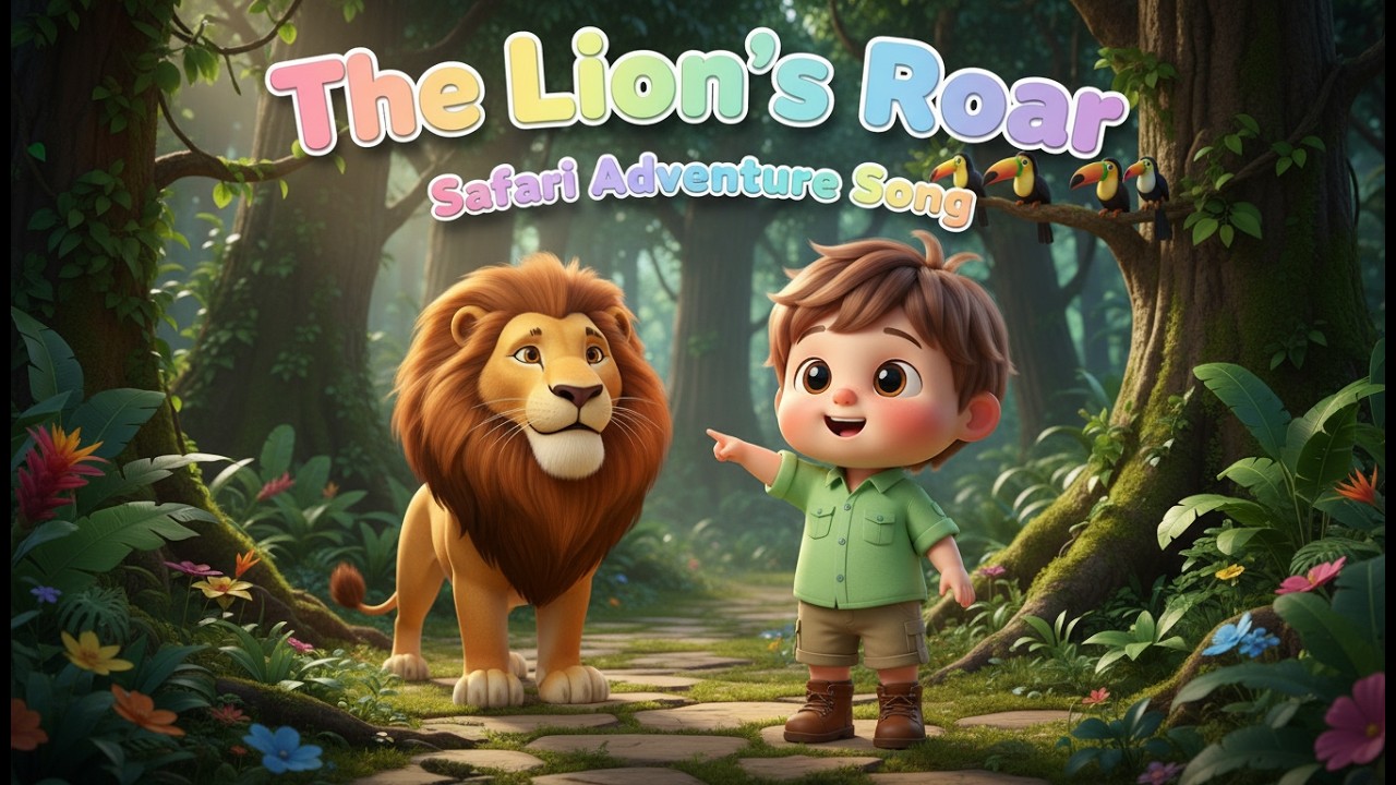 The Lion’s Roar — Safari Adventure Song – Nursery Rhyme, Animal Fun, and Toddler Exploration