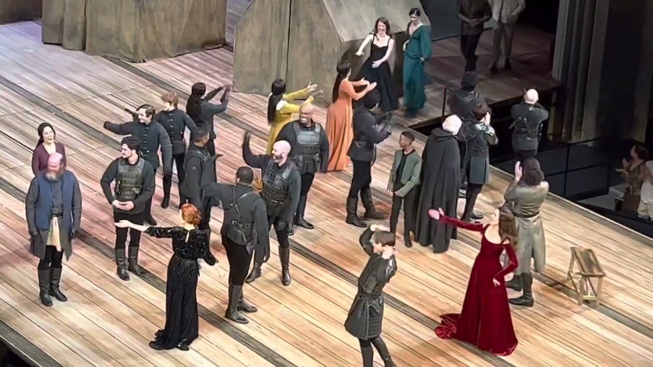 Camelot Opening Night Curtain Call @ Vivian Beaumont Theater (4/13/2023)