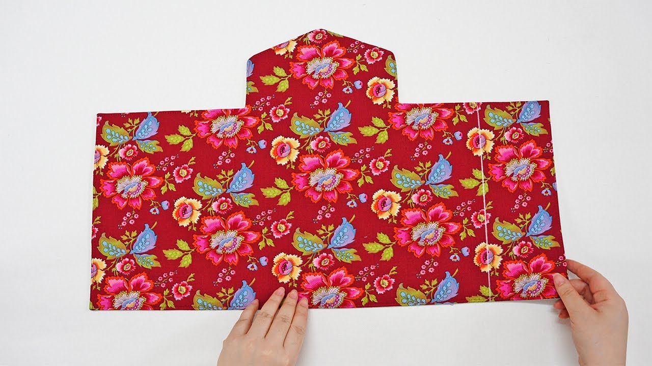 How to Make A Phone Bag With 3 Compartments 💟 Easy Sewing Project