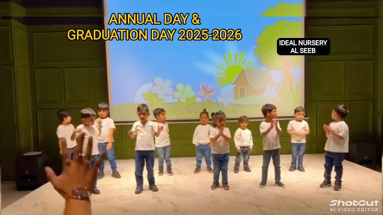 Playgroup performance. Annual Day & Graduation Day Celebration 2025-2026 .