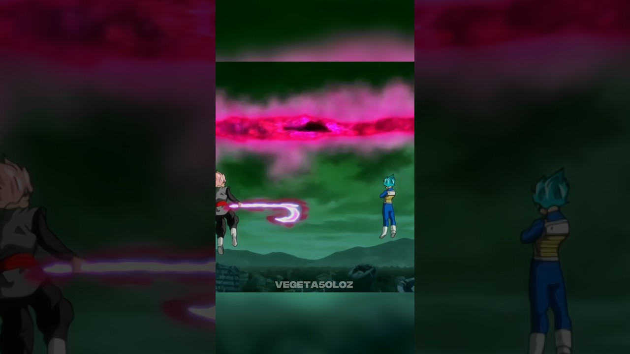 Goku Black Slashes A Hole To Another Universe #dragonball #dragonballsuper #gokublack