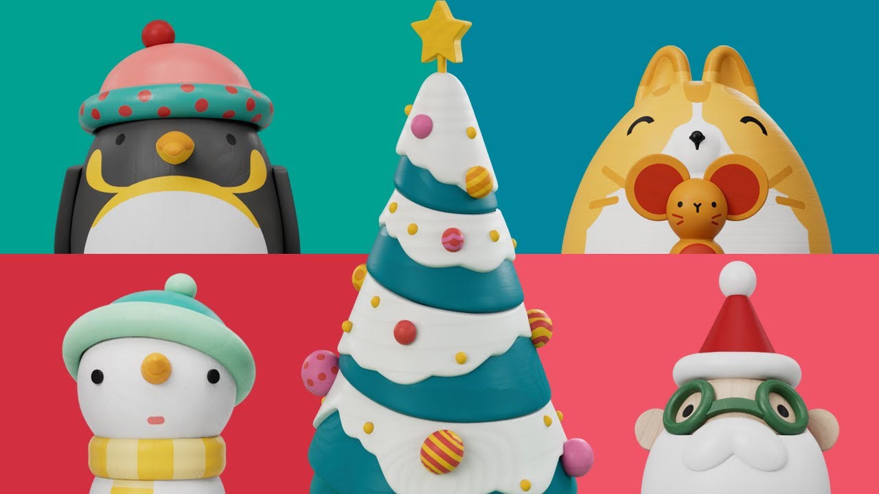Todo juntos en Navidad 🔔❄️ Compilado 🎄🎅🏻 videos para niños 🌈 Pim Pam Pino