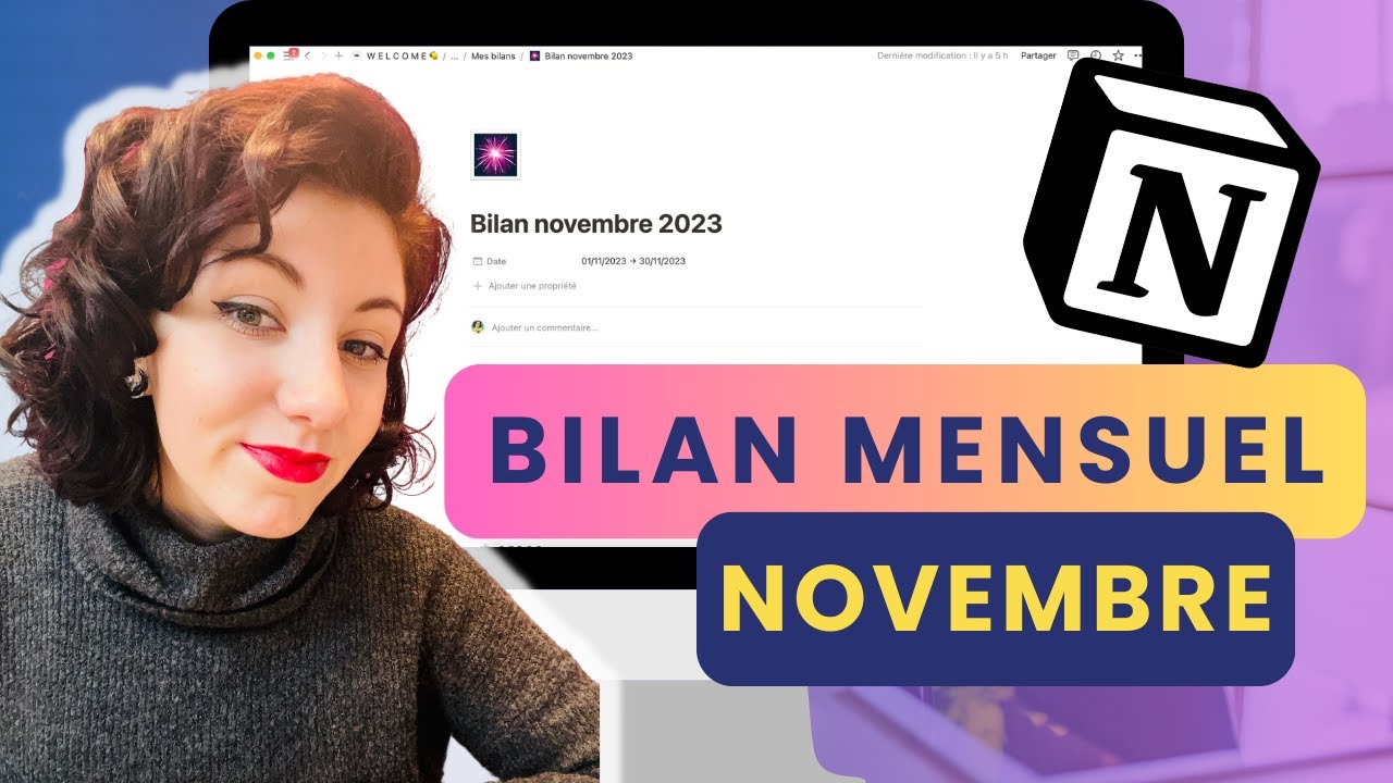 J'ai lancé une mini-formation | BILAN MENSUEL DE NOVEMBRE | Objectifs de décembre