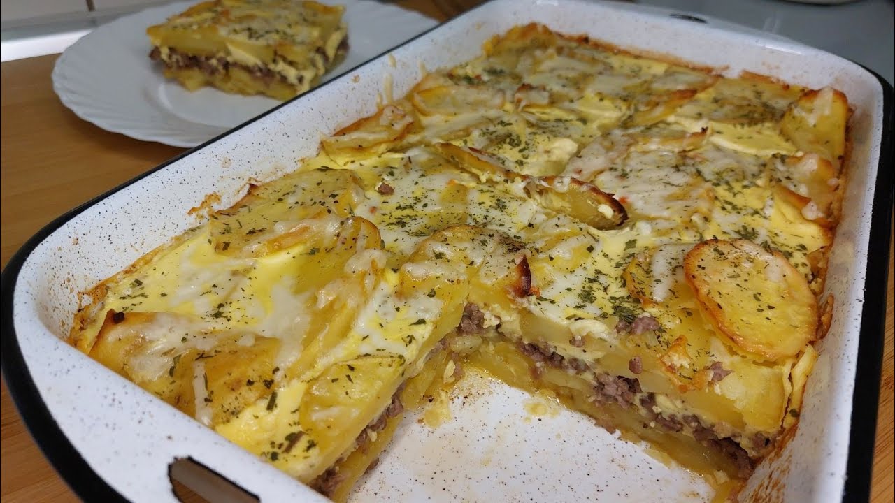 MUSAKA SA KROMPIROM I MLjEVENIM MESOM💥Ručak koji će se svima svidjeti❗️