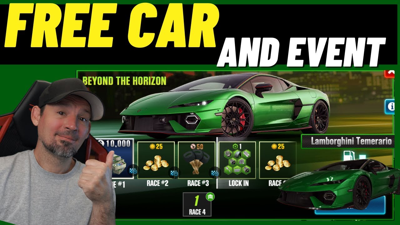 CSR2 Free Lamborghini Temerario and Beyond The Horizon Event