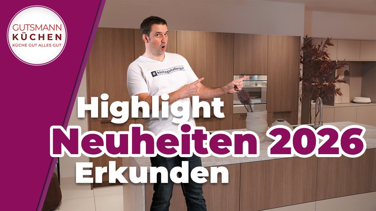 Küchentrends 2026: Küchenplanung mit neuen 3D-Fronten, Japandi Stil, Smartglas & clevere Details