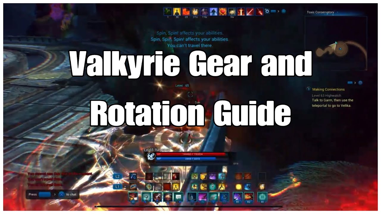 [Tera Console PS4] Valkyrie Introduction Guide (Part 2)