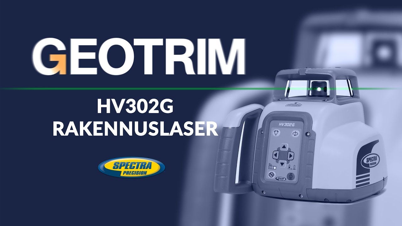 Rakennuslaser Spectra Precision HV302G