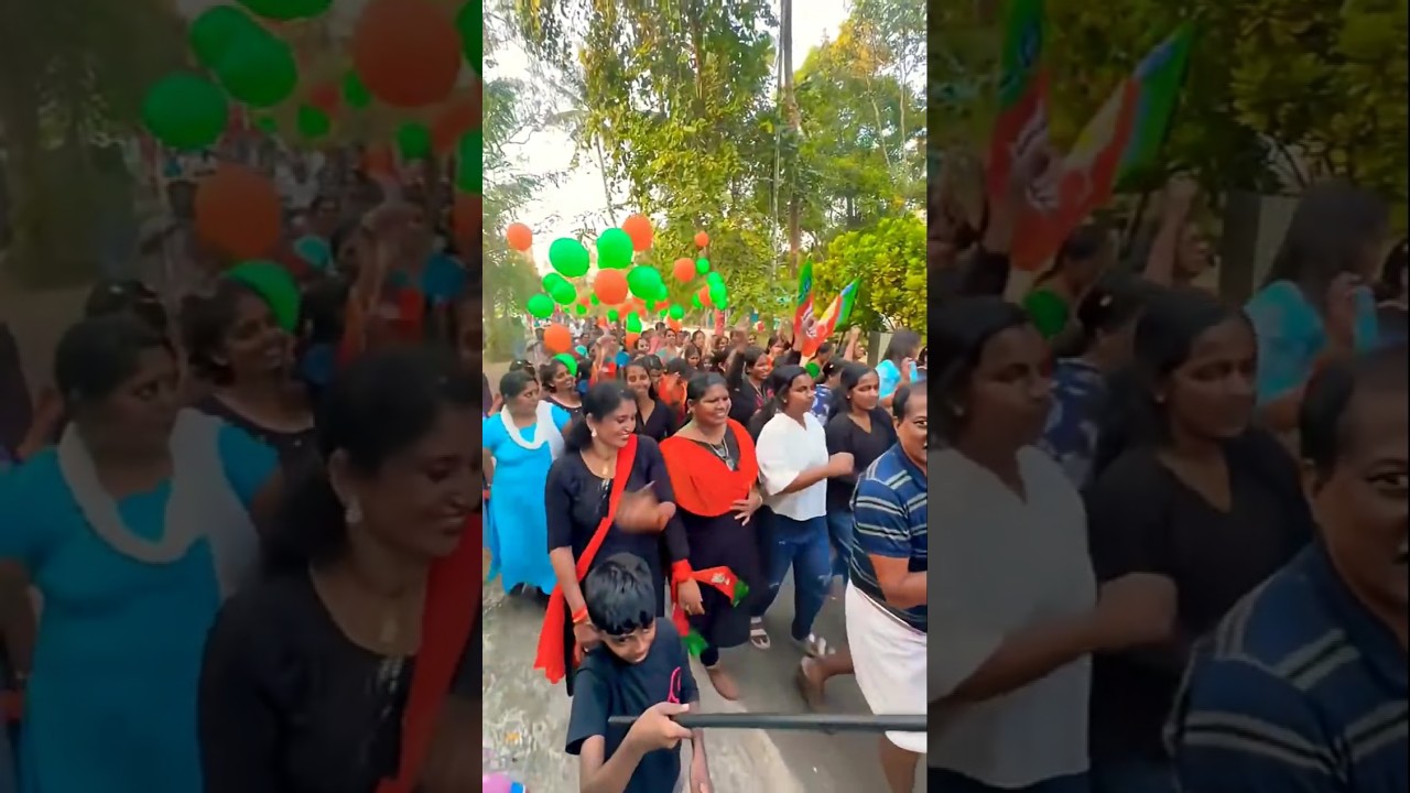 ഞങ്ങളങ്ങു തൂക്കി🚩🧡📈🔥 #bjp #amitshash #modi #bjpkerala #rss #viral #bjpindia #election2025 #trending