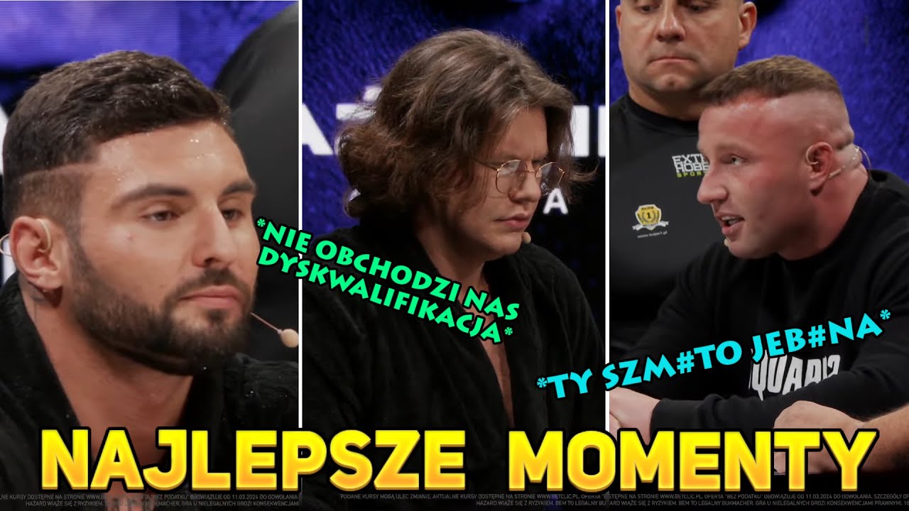DENIS ZAŁĘCKI vs MARCOŃ & CIOS - F2F - NAJLEPSZE MOMENTY