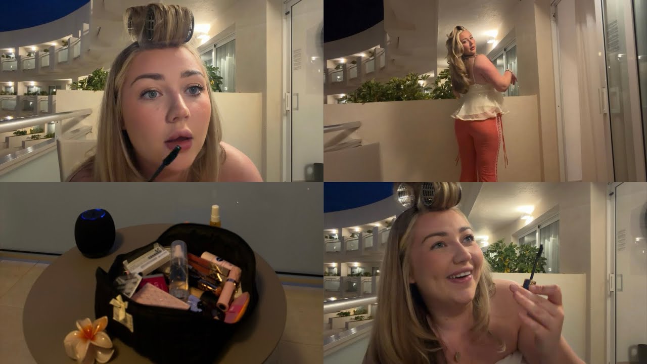 a chilled grwm (family holiday edition)