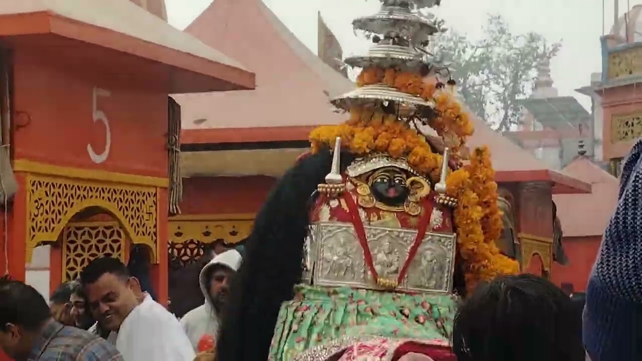 🙏मकर संक्रांति के दिन हर की पौड़ी पर देव डोलियों के दिव्य दर्शन 🙏❤️💐