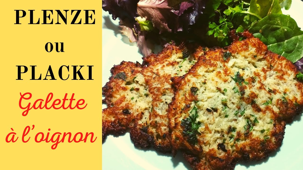 Recette de plenze ou placki a l'oignon