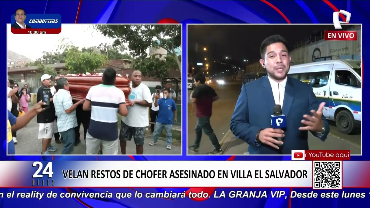 Velan restos de chofer asesinado en Villa El Salvador