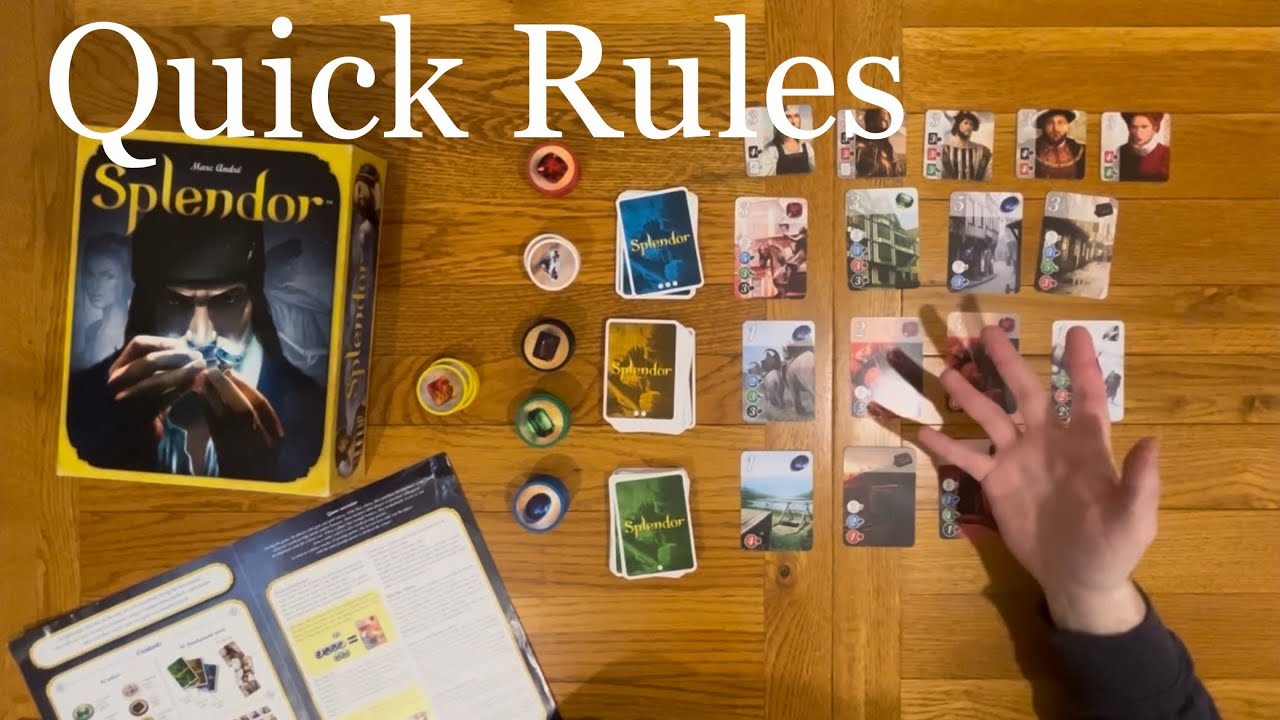 Splendor Boardgame Rules