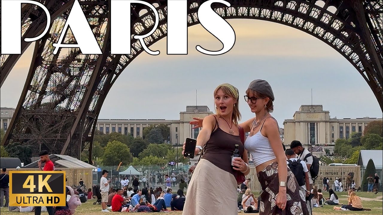 [🇫🇷Paris France 4K 120FPS Walking Tour] Paris Summer Walk  28/AUGUST/2025