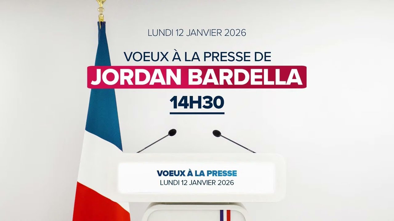 Retrouvez mes vœux à la presse 2026