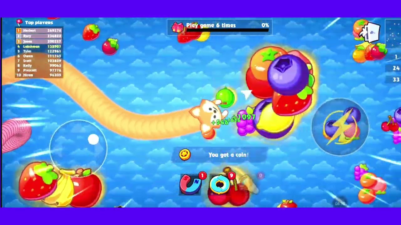 worms merge idle io snake Lovely Snake Pro Skill Epic Snake io Game!