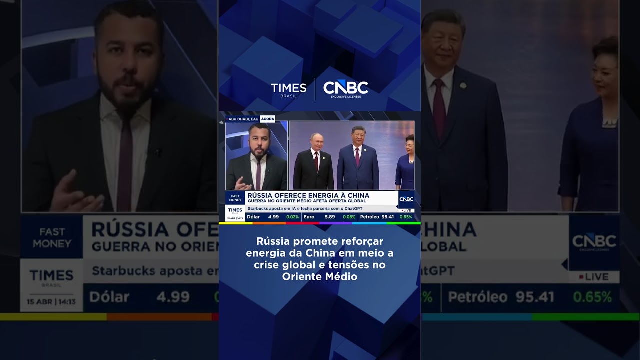 R&uacute;ssia promete refor&ccedil;ar energia da China em meio a crise global e tens&otilde;es no Oriente M&eacute;dio #shorts