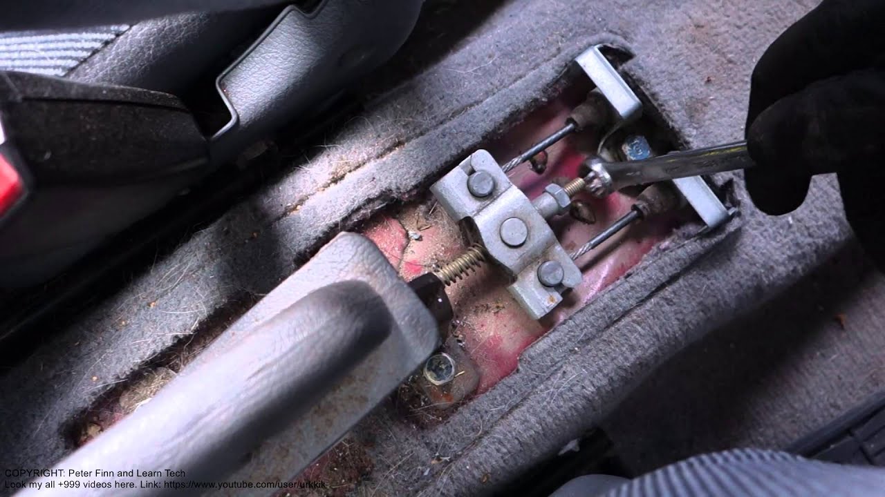 How to adjust and setup hand brake Honda Civic. Years 1992 to 2002