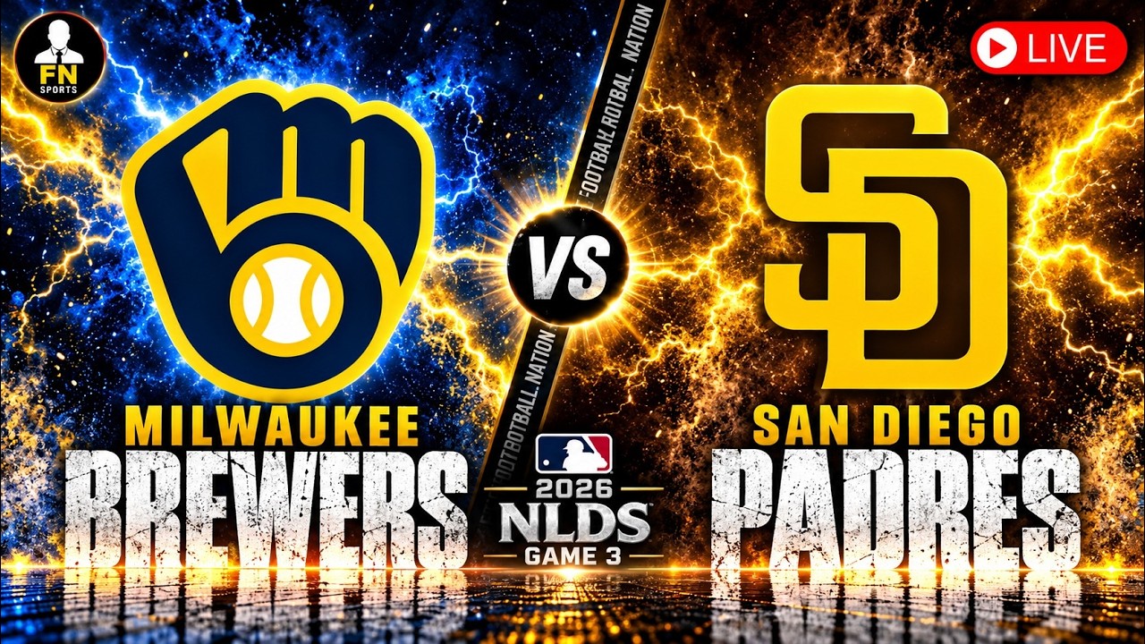 BREWERS vs PADRES LIVE | LIVE STREAM | Play by Play, Scoreboard, Stats & Reaction