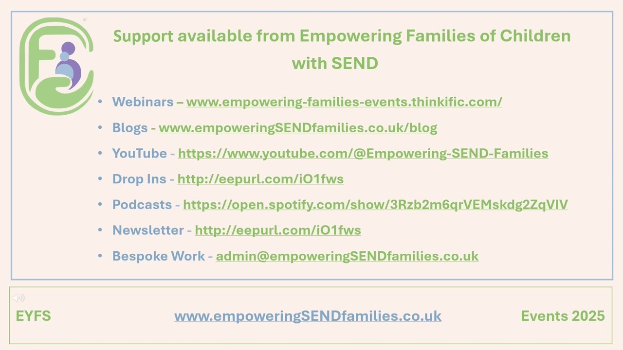 EYFS and Empowering Families