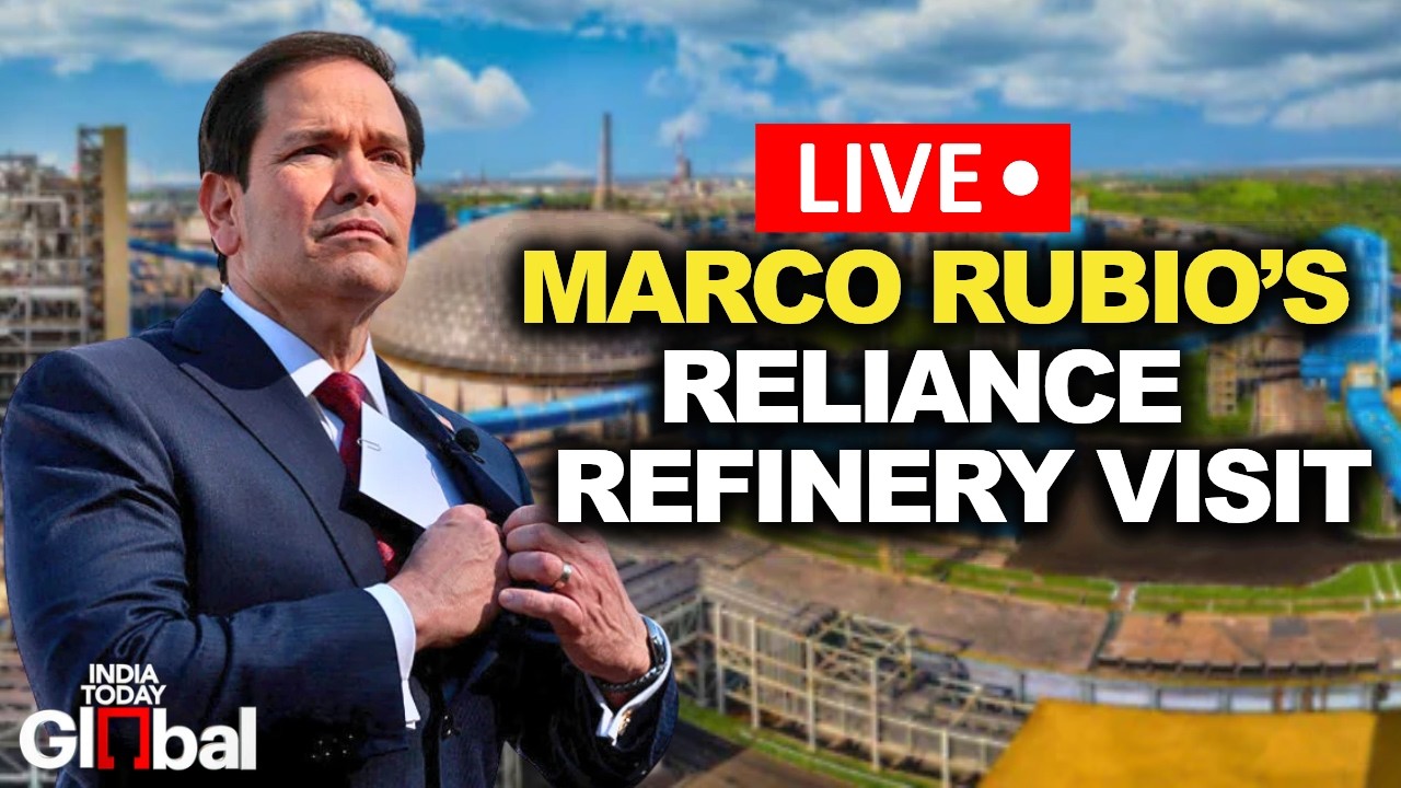 Marco Rubio At Jamnagar&rsquo;s Reliance Refinery | India-U.S. Energy Diplomacy | Mukesh Ambani News