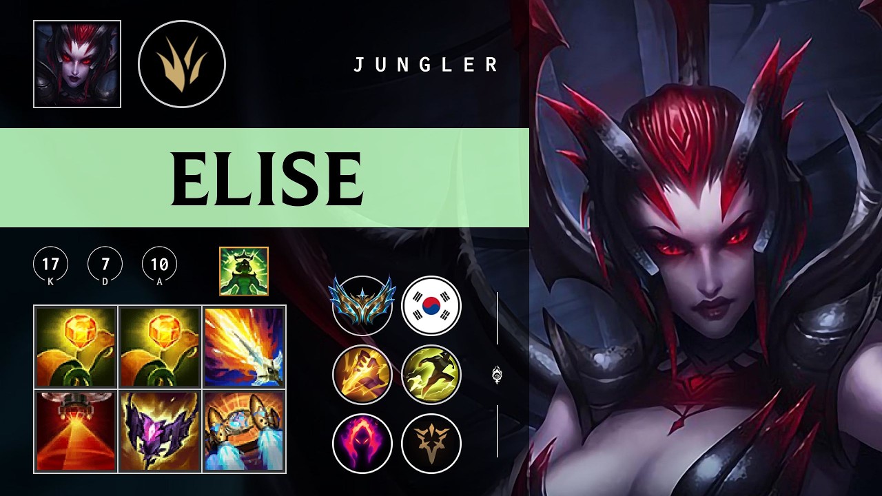 Elise Jungle vs Skarner - KR Challenger Patch 26.06
