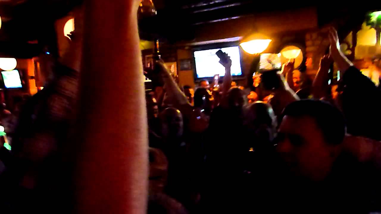 YNWA in the Auld Dubliner pub in Dublin (LFC vs Celtic)