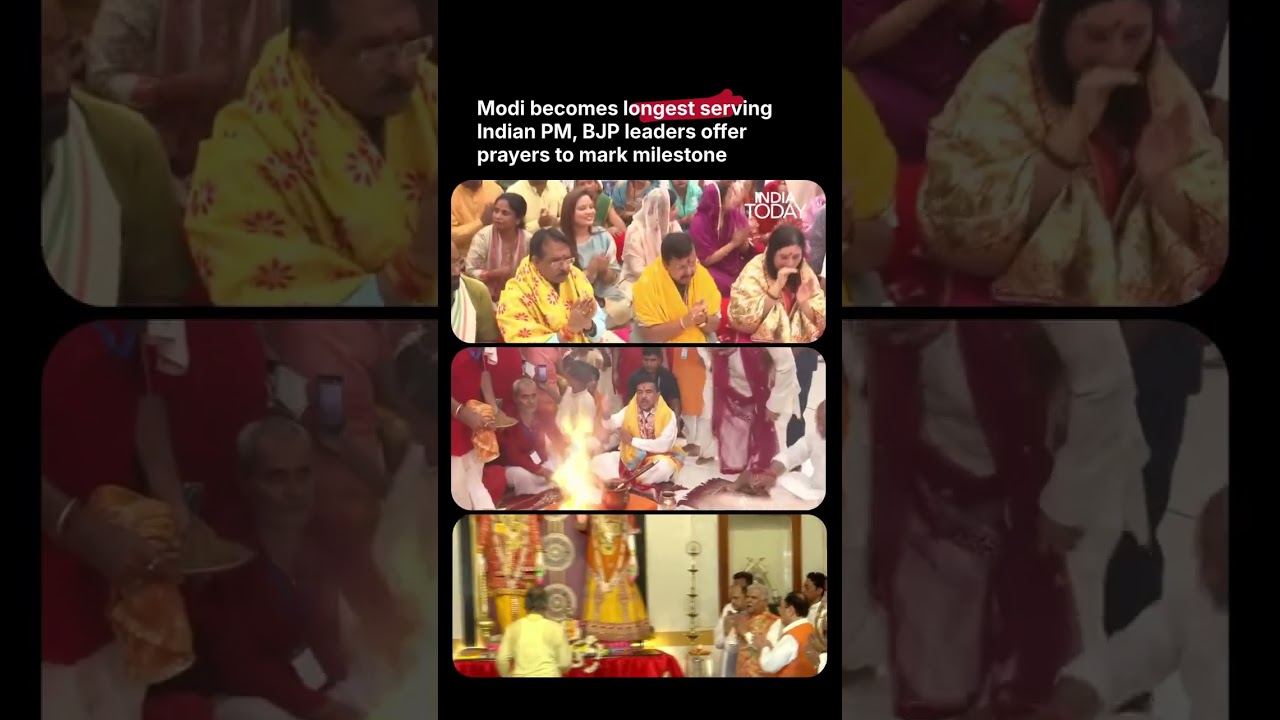 PM Modi Becomes Longest-Serving PM | BJP Holds Prayers, Celebrations Across India