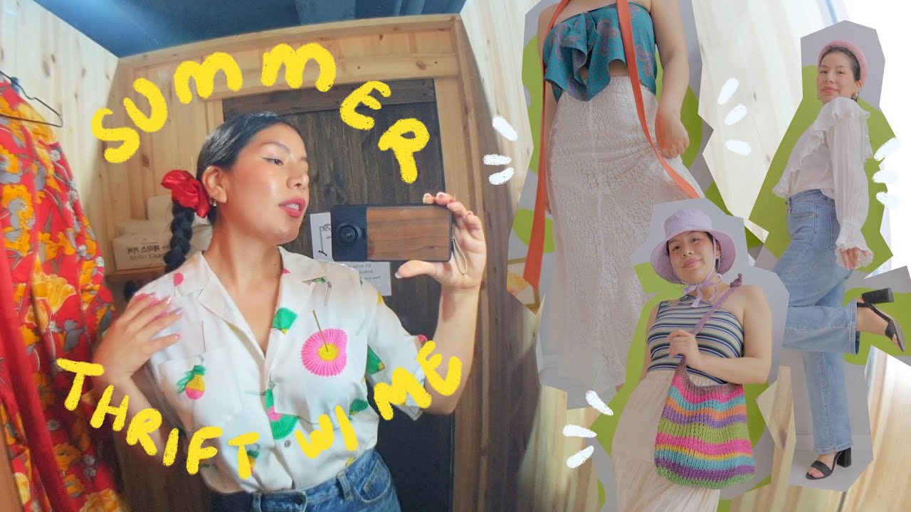 Attempting to buy *summer only* clothes at the thrift store | Thrift with me & Try on haul!
