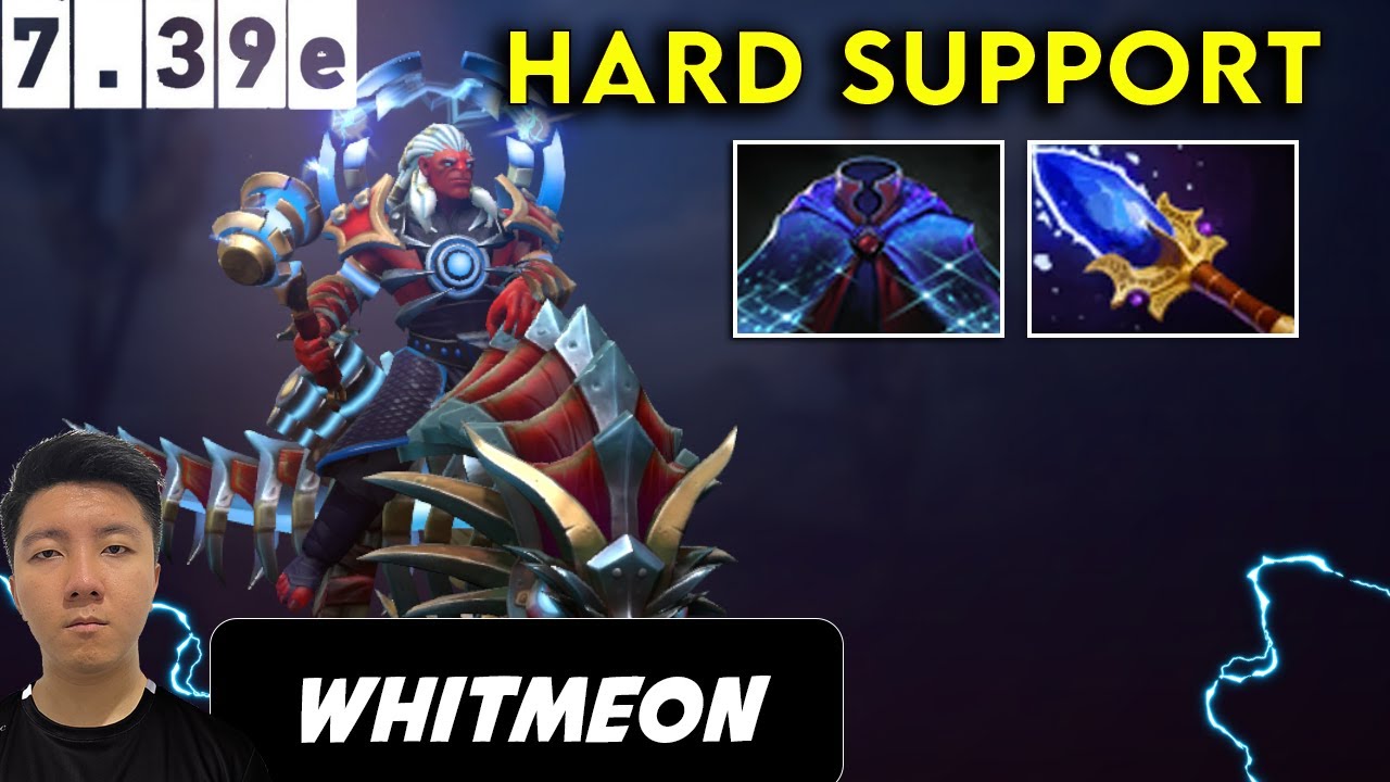 Whitemon Disruptor Hard Support - Dota 2 Patch 7.39E Pro Player Full gameplay