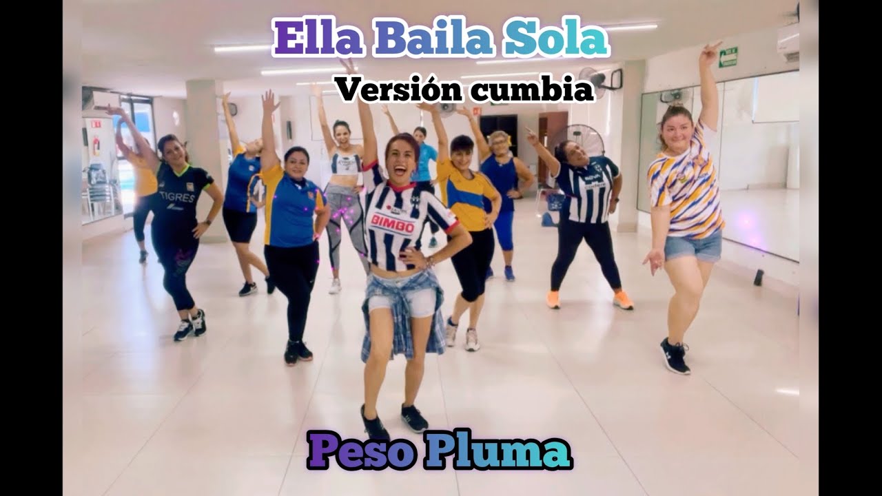 ELLA BAILA SOLA versión cumbia || Peso Pluma || coreo zumba || Wendy Contreras