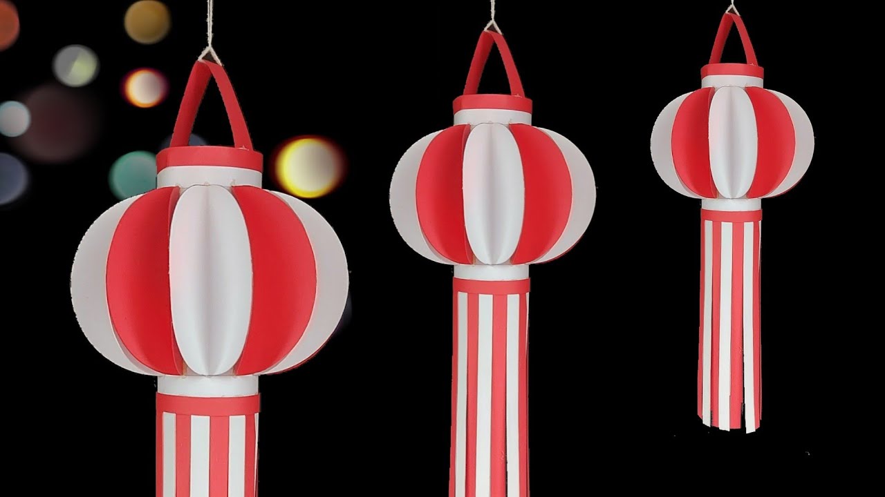 Hiasan 17 AGUSTUS dari KERTAS LAMPION LAMPIONAN
