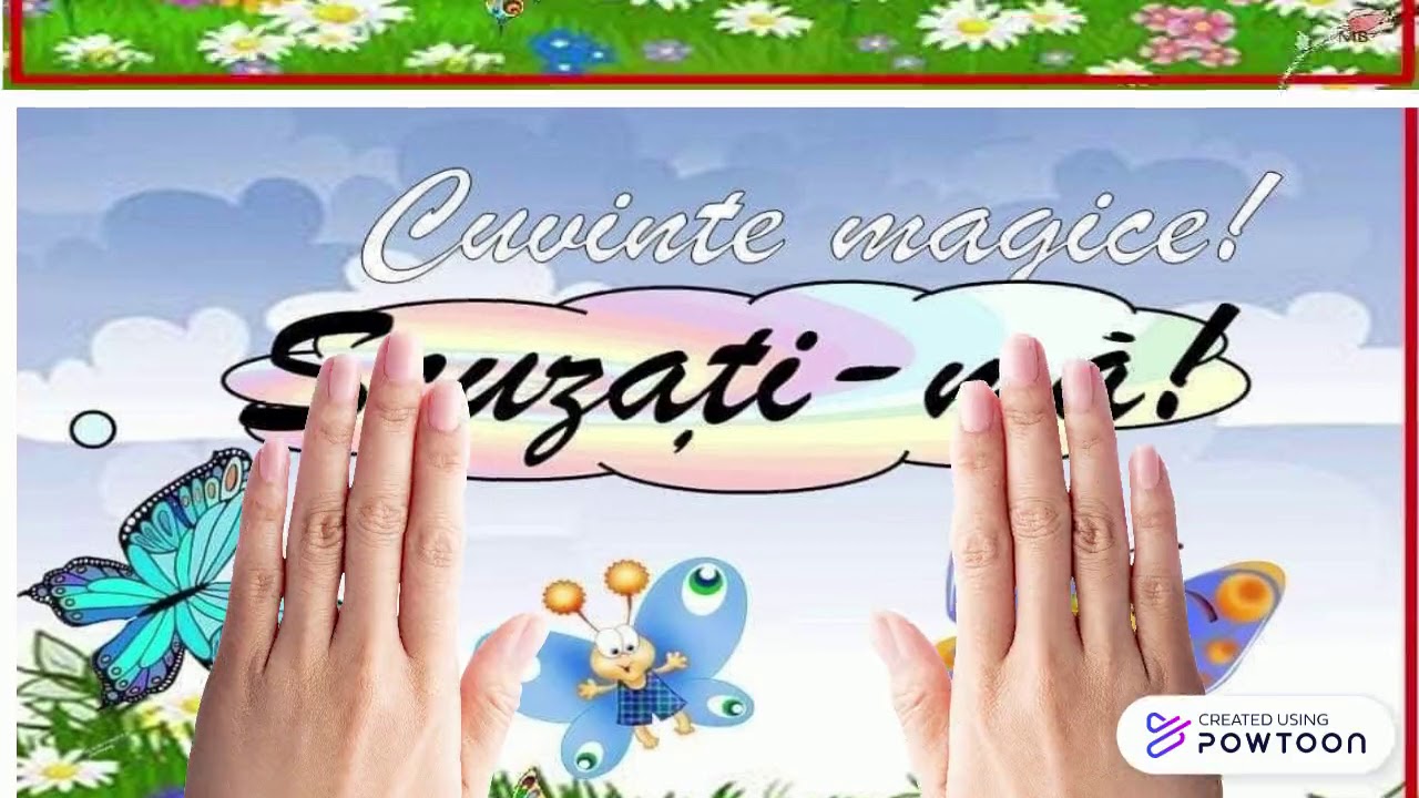 Cuvintele magice/ cuvinte de politețe... Pentru preșcolari.