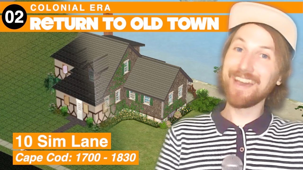 The Cape Cod House | The Sims 2: Return to Old Town 02