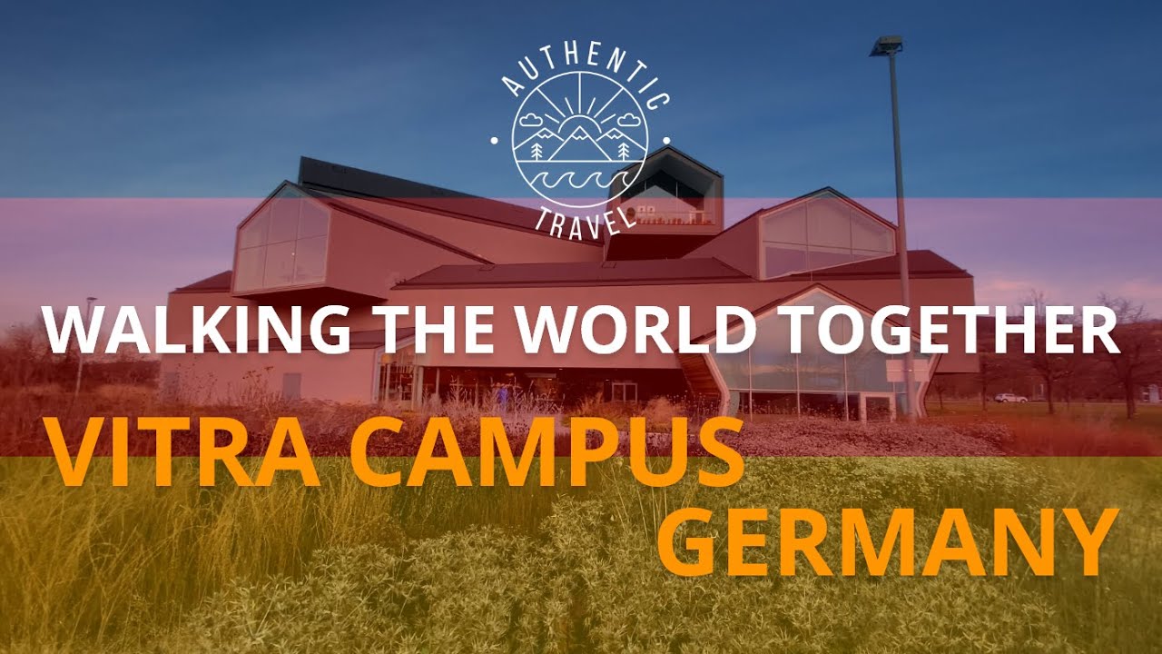 Architecture walk through Vitra Campus, Germany 4k