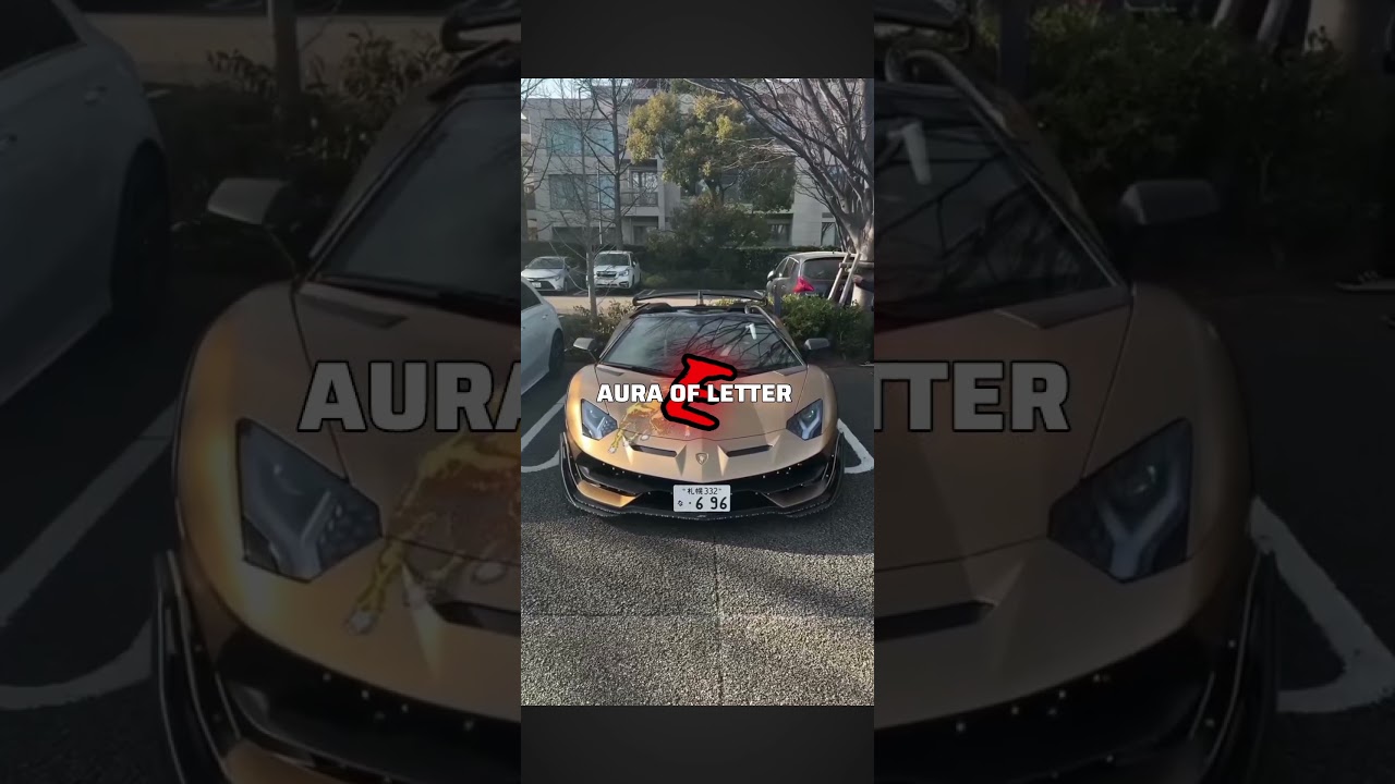 Aura Of Letter-E🏎️ | #shorts