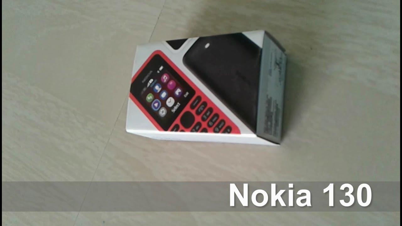 nokia 130 dual sim phone unboxing (black)