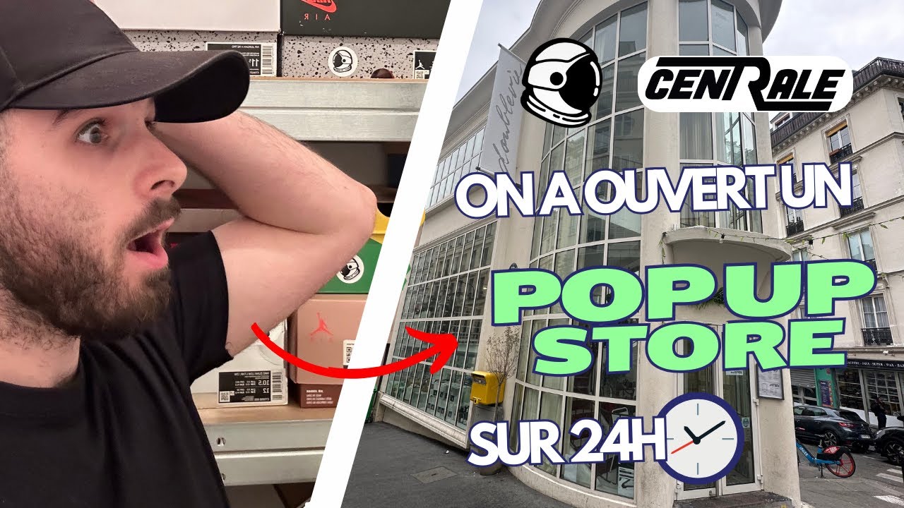 ON OUVRE UN ÉNORME POP UP STORE SNEAKERS SUR PARIS !