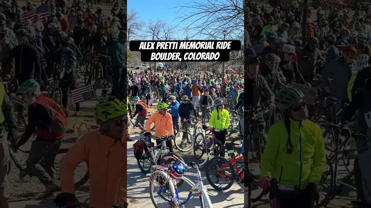 Alex Pretti Memorial Ride in Boulder, Colorado