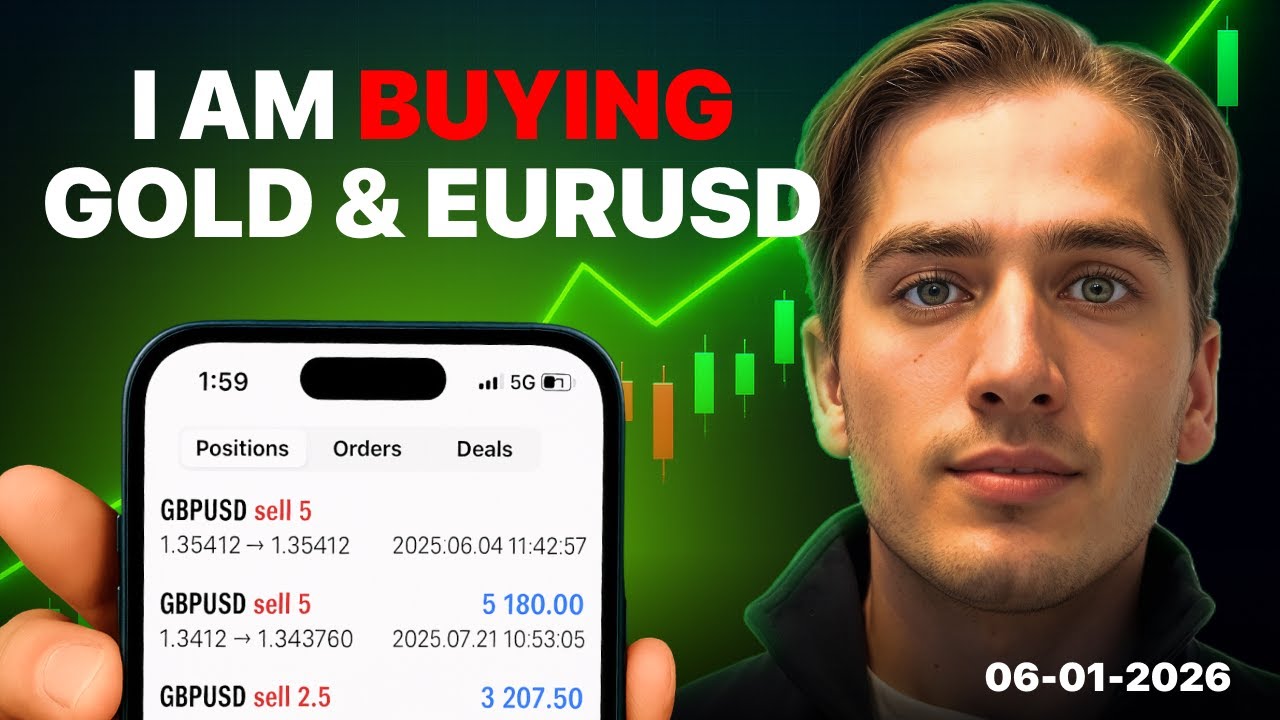I AM BUYING EURUSD & GOLD - Forex Market Outlook Ep. 101
