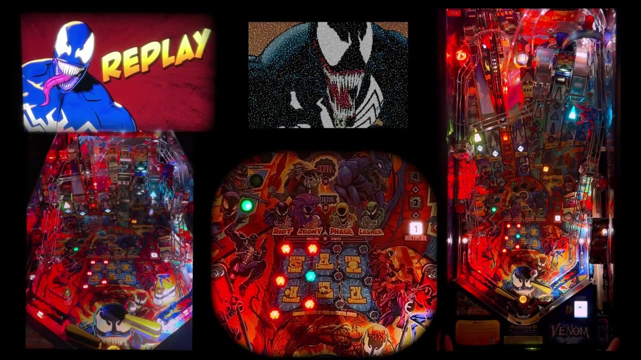 (4K) Venom LE - Stern Pinball Machine -  Rule Basics and Gameplay @ Pinball Palace